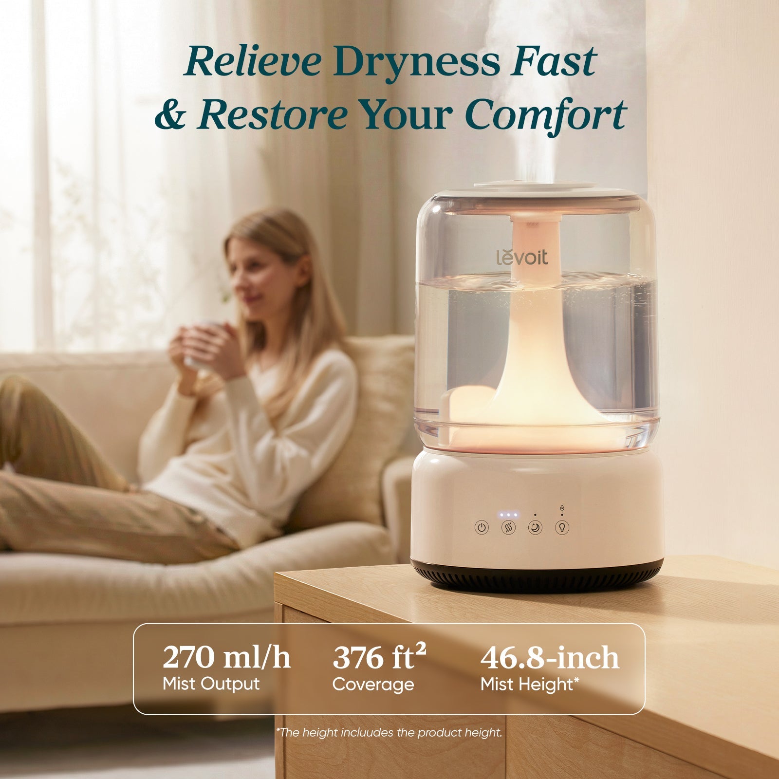 Levoit NeoClassic 450 Humidifier - Image 2